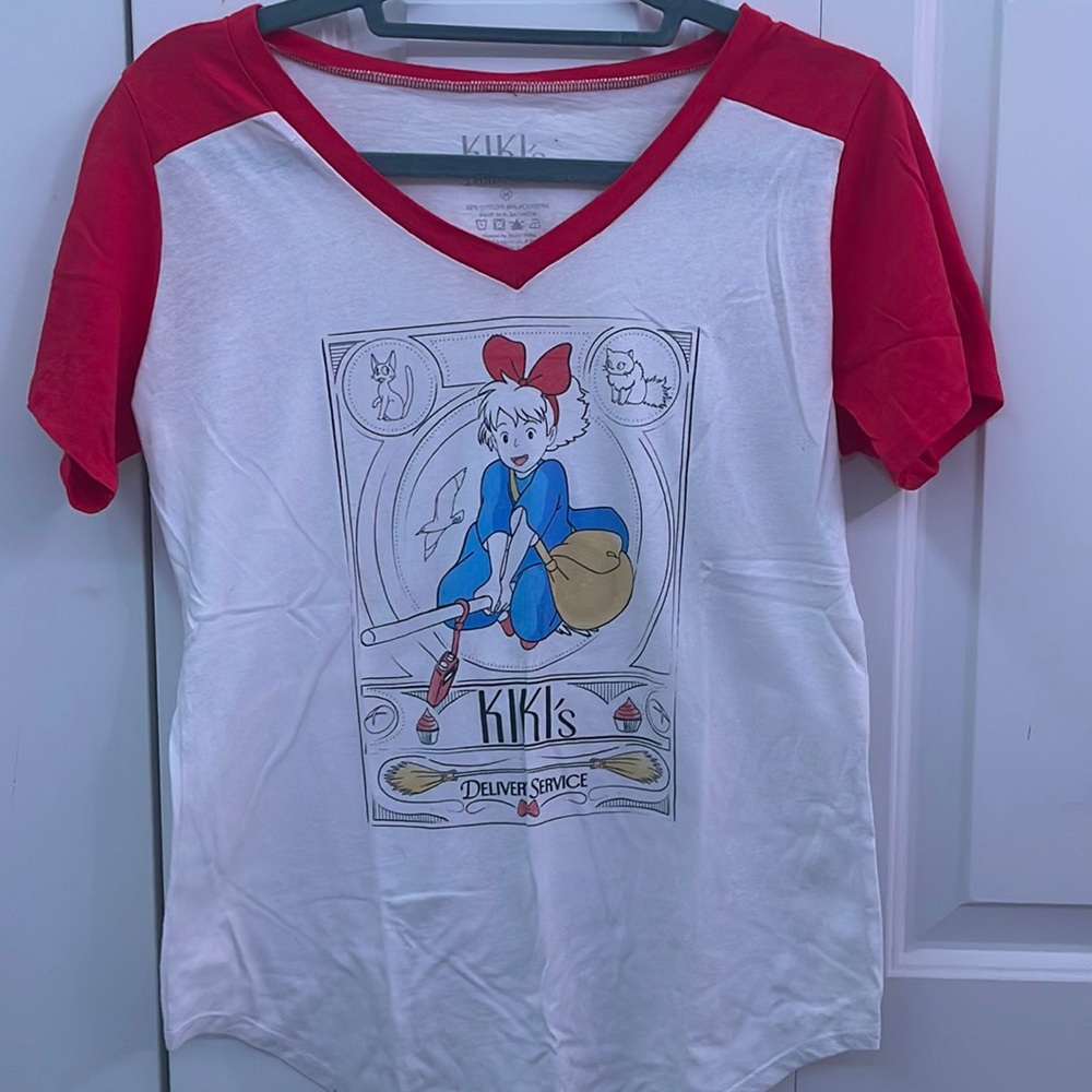 Hot Topic Tops | Kikis Delivery Service T-Shirt | Color: Red/White | Size: M